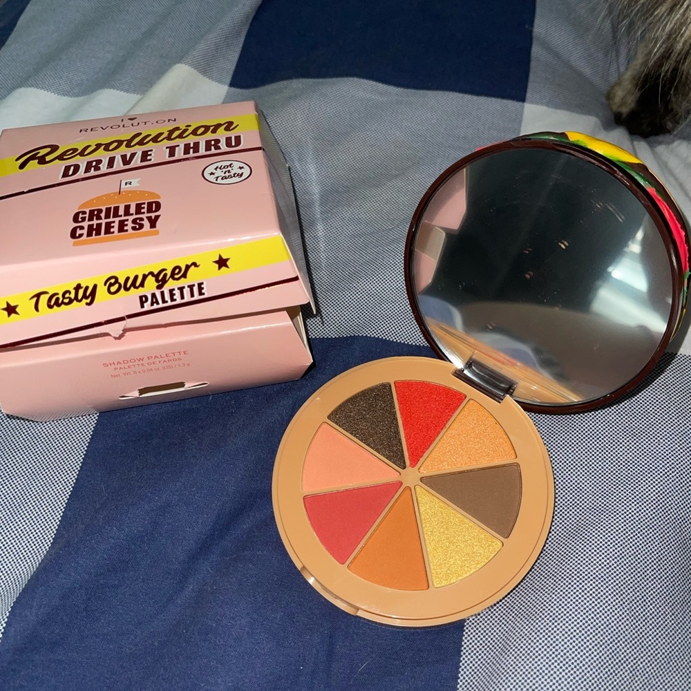 Revolution drive-through burger eyeshadow limited edition palette